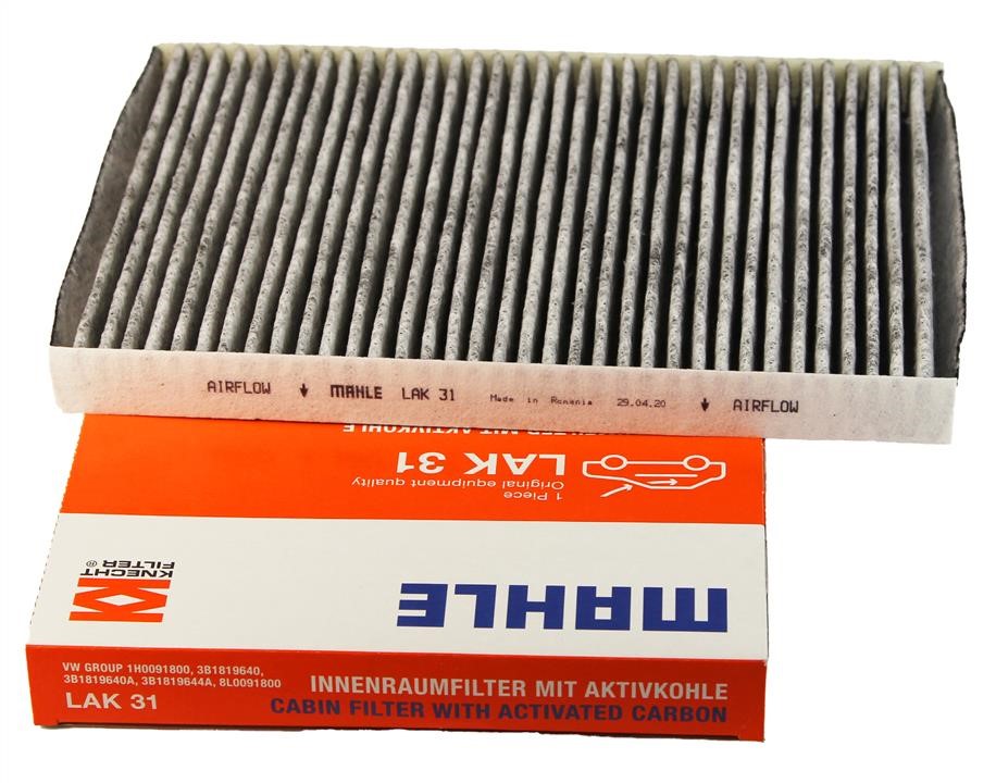 Activated Carbon Cabin Filter Mahle&#x2F;Knecht LAK 31