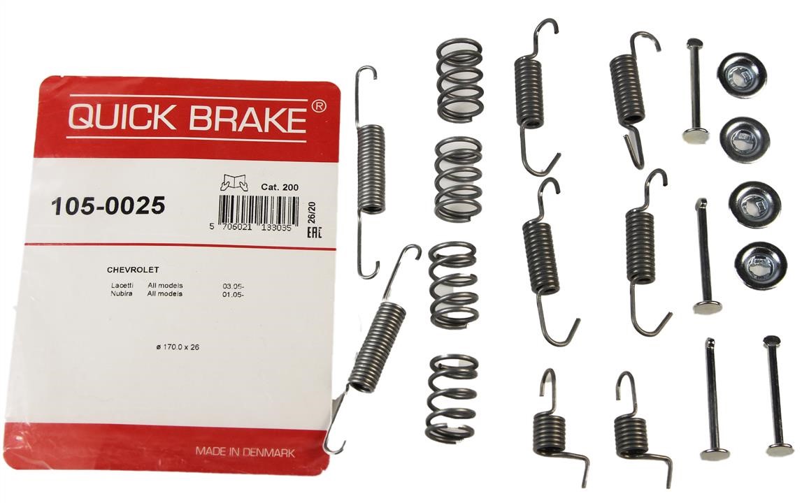 Mounting kit brake pads Quick brake 105-0025