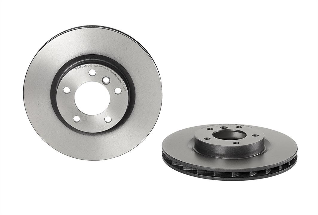 Brembo 09.5934.11 Ventilated disc brake, 1 pcs. 09593411