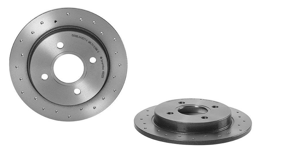 Brembo 08.4931.2X Unventilated brake disc 0849312X