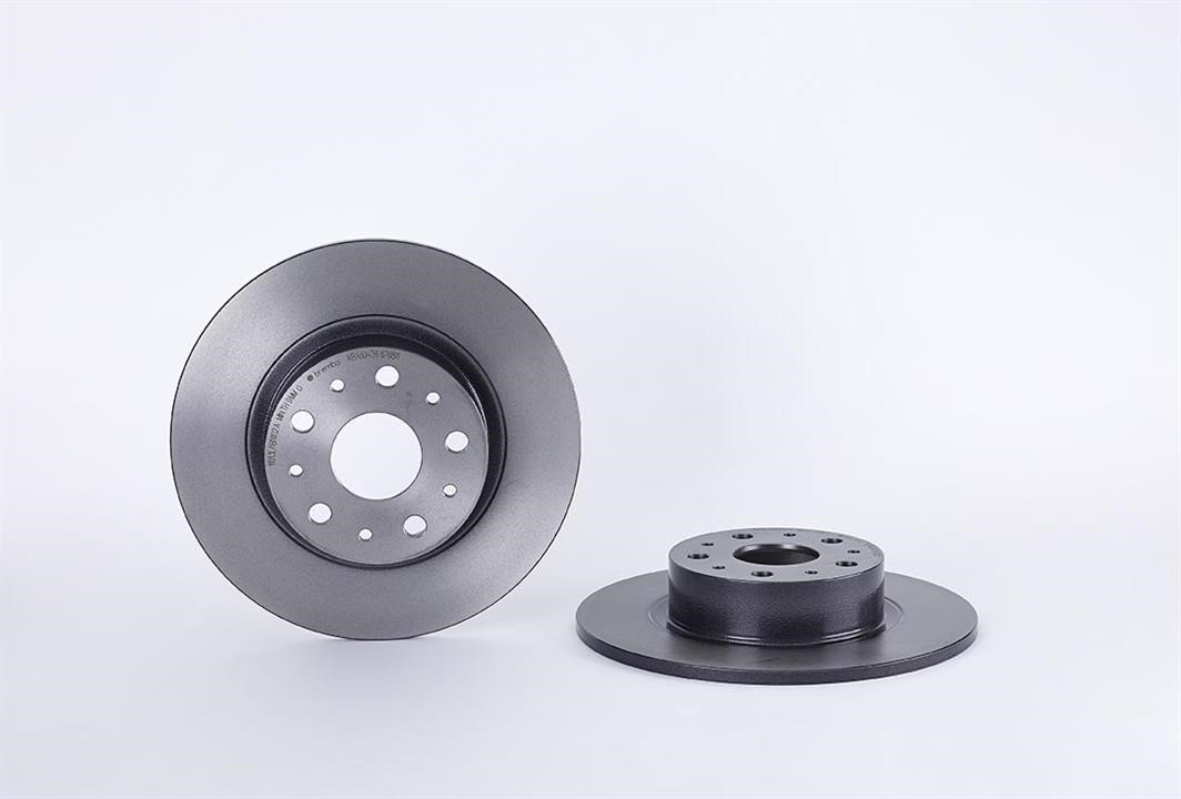 Brembo 08.6768.11 Rear brake disc, non-ventilated 08676811
