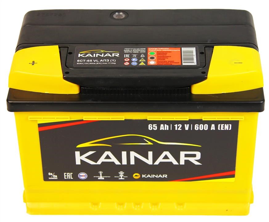 Kainar 0652611120 Battery KAINAR Standart+ 12V, 65Ah, 600A (left plus) 0652611120