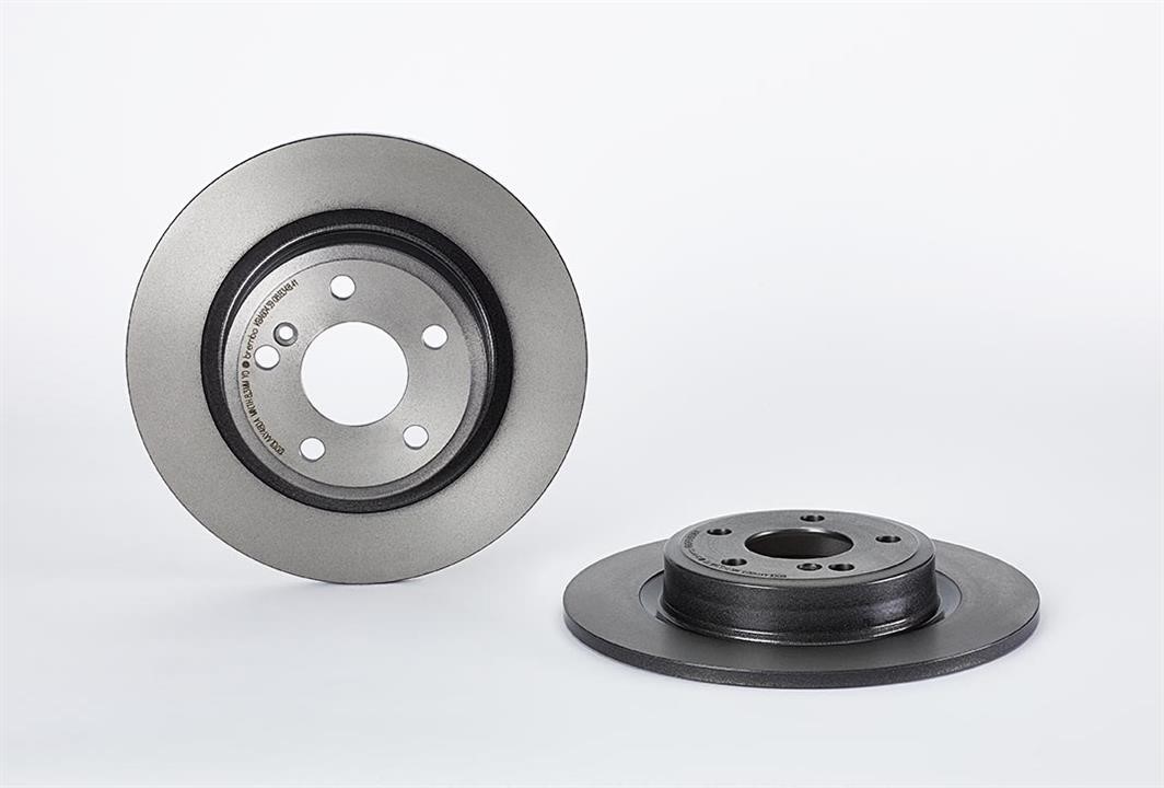 Brembo Rear brake disc, non-ventilated – price 140 PLN