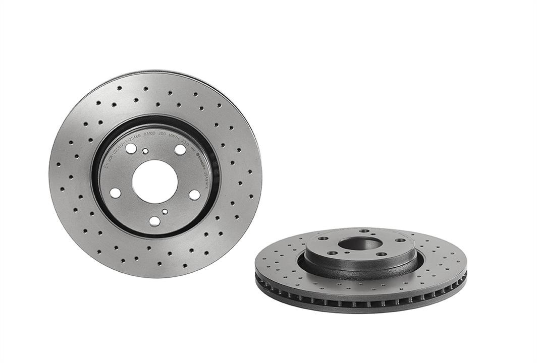 Brembo 09.A914.1X Ventilated brake disc with perforation 09A9141X
