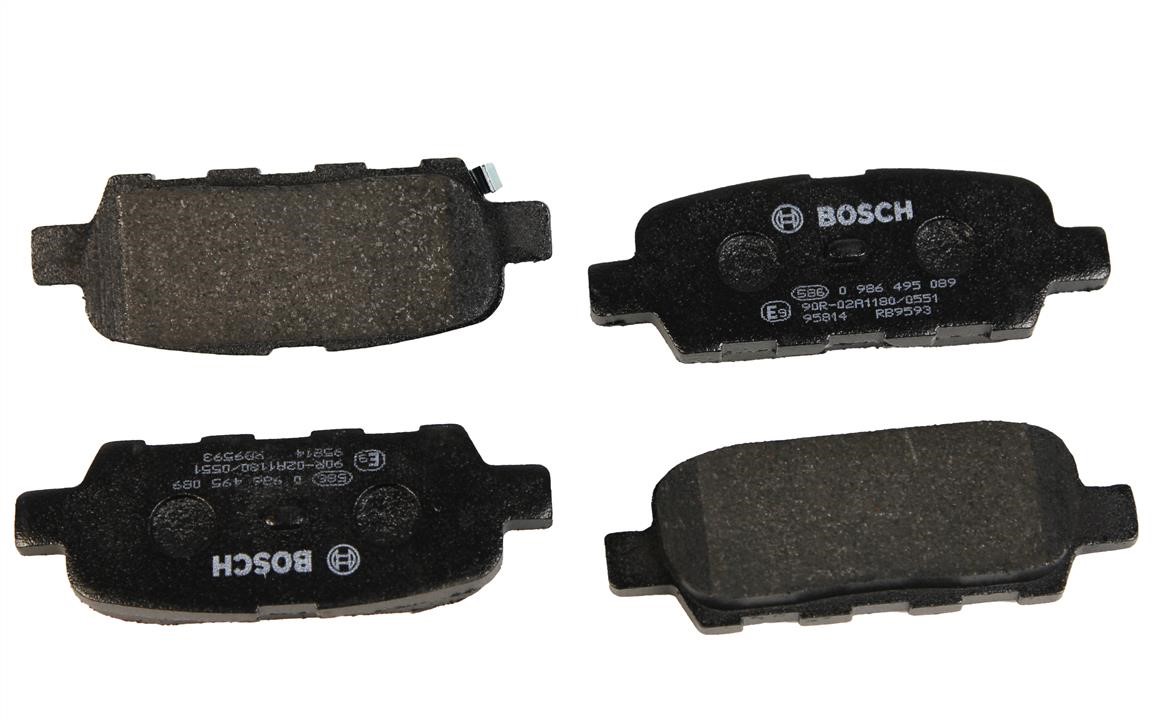 Bosch 0 986 495 089 Brake Pad Set, disc brake 0986495089