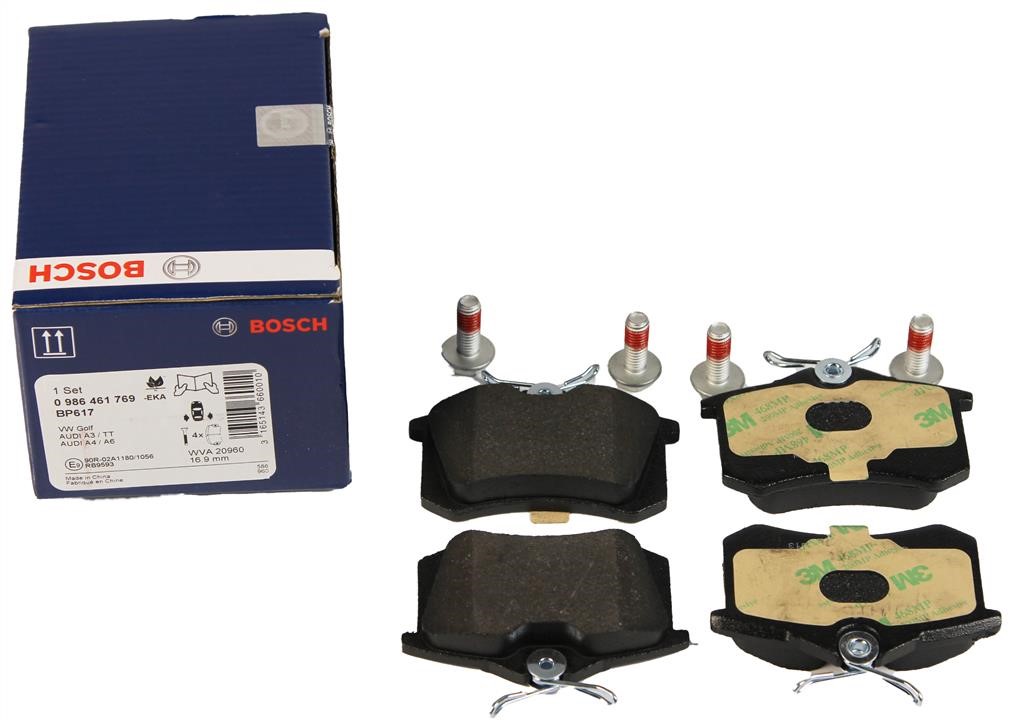 Rear disc brake pads, set Bosch 0 986 461 769