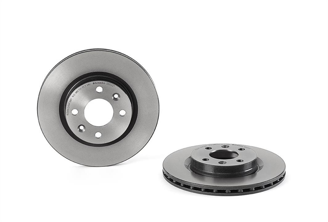 Brembo 09.5802.21 Ventilated disc brake, 1 pcs. 09580221