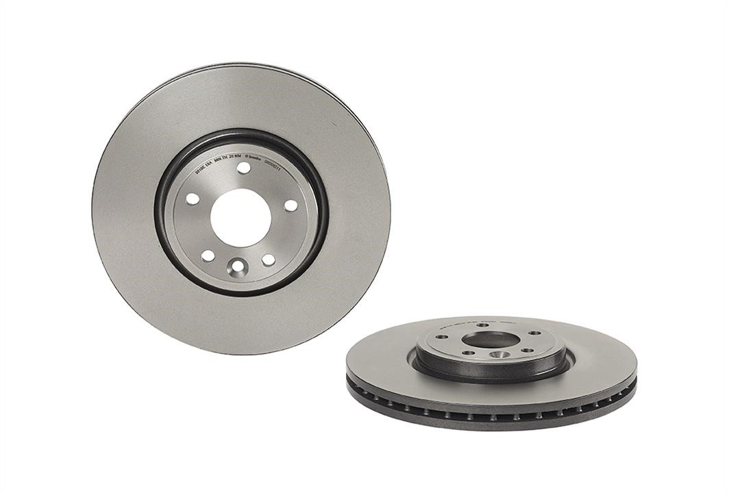Brembo 09.D062.11 Ventilated disc brake, 1 pcs. 09D06211