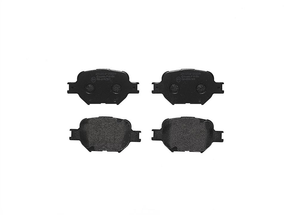 Brembo P 83 054 Brake Pad Set, disc brake P83054