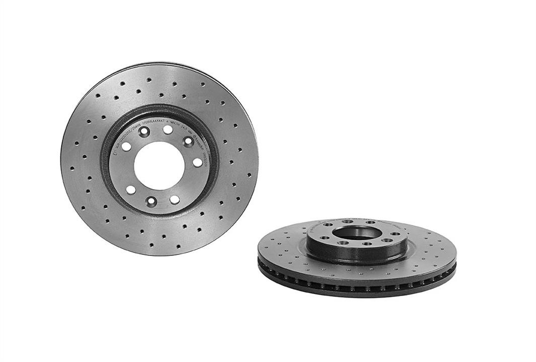 Brembo 09.8303.1X Ventilated brake disc with perforation 0983031X