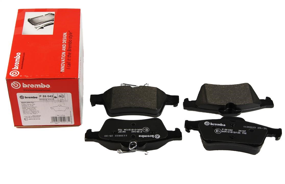 Brembo Rear disc brake pads, set – price 88 PLN