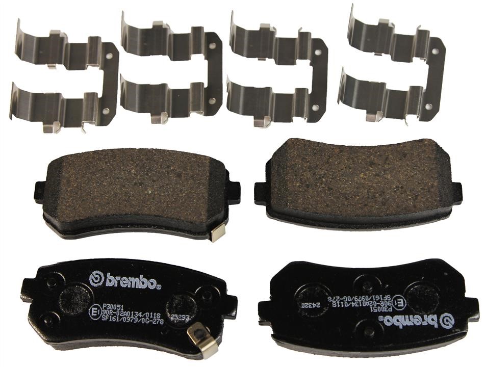 Brembo P 30 051 Brake Pad Set, disc brake P30051