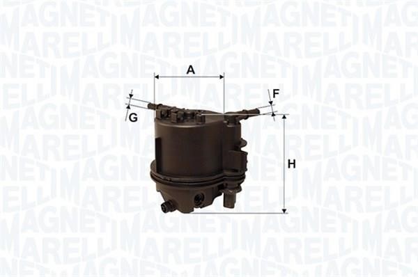 Magneti marelli 153071760399 Fuel filter 153071760399