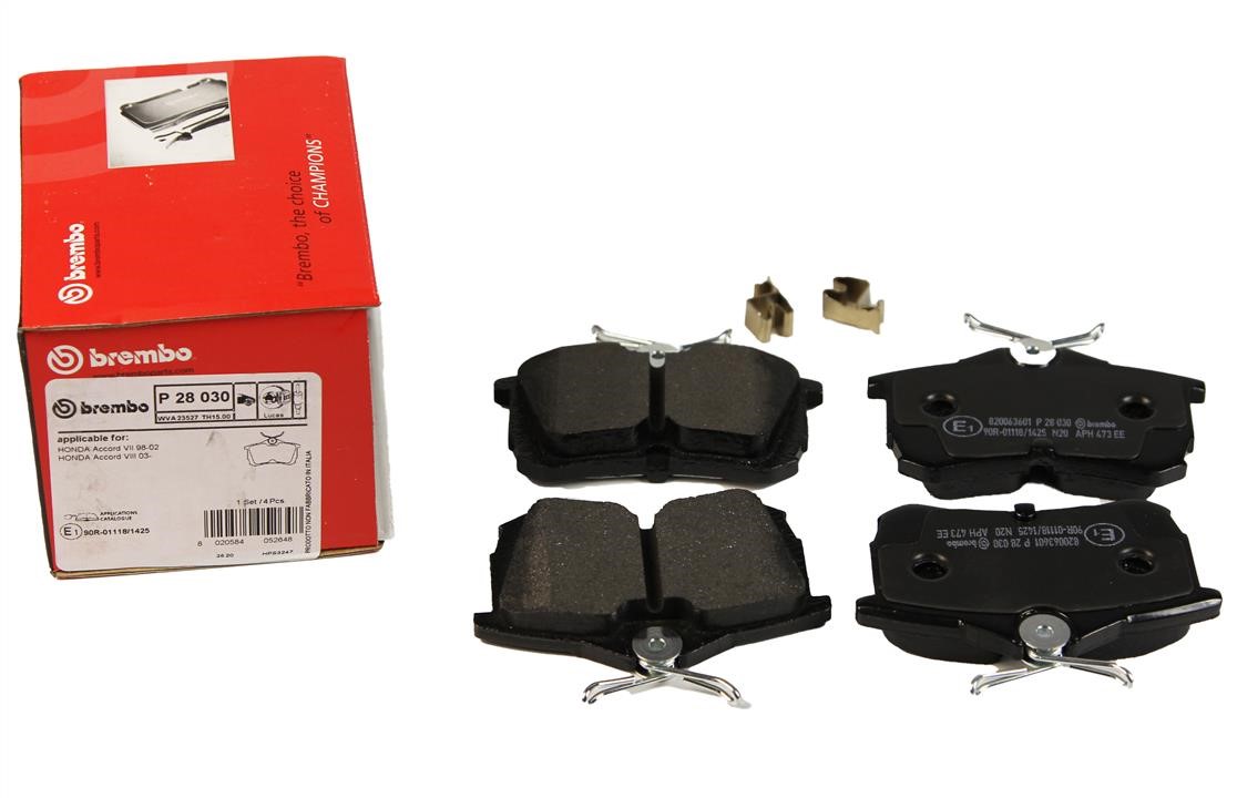 Brembo Brake Pad Set, disc brake – price 100 PLN