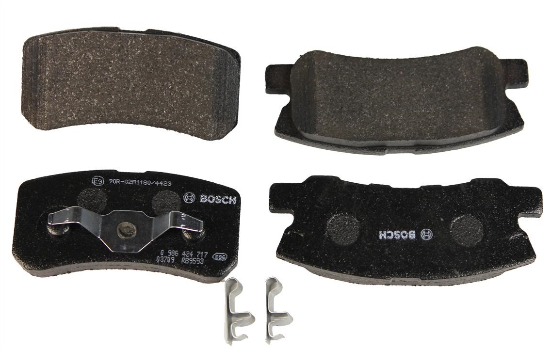 Bosch 0 986 424 717 Brake Pad Set, disc brake 0986424717