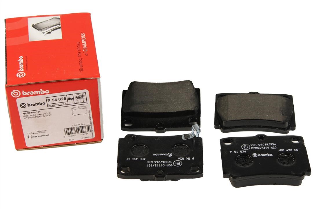 Brembo Brake Pad Set, disc brake – price 120 PLN