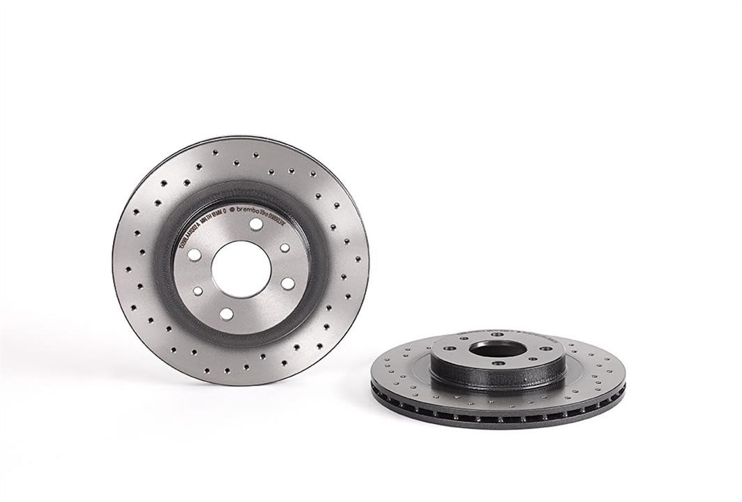 Brembo 09.8903.1X Ventilated brake disc with perforation 0989031X