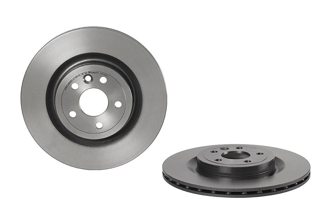 Brembo 09.C209.11 Ventilated disc brake, 1 pcs. 09C20911