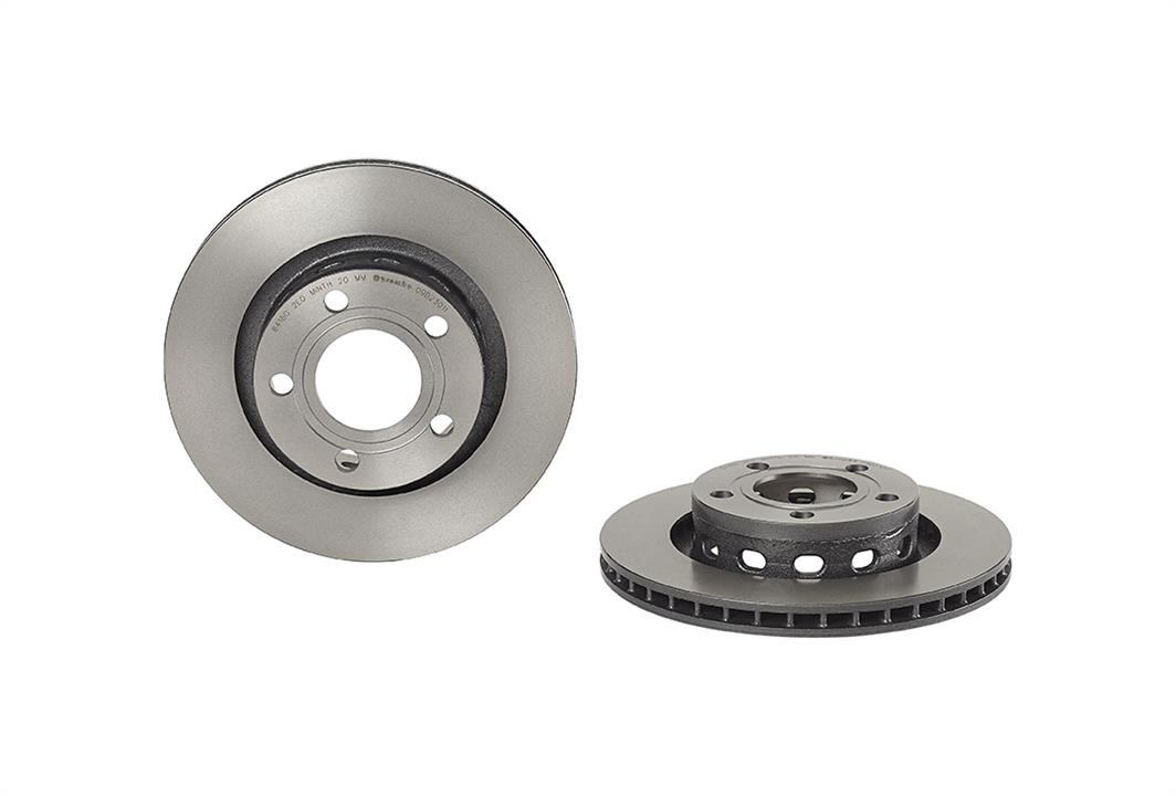 Brembo 09.D230.11 Ventilated disc brake, 1 pcs. 09D23011