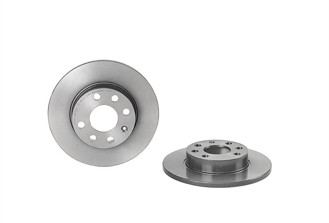Brembo 08.8638.11 Unventilated front brake disc 08863811