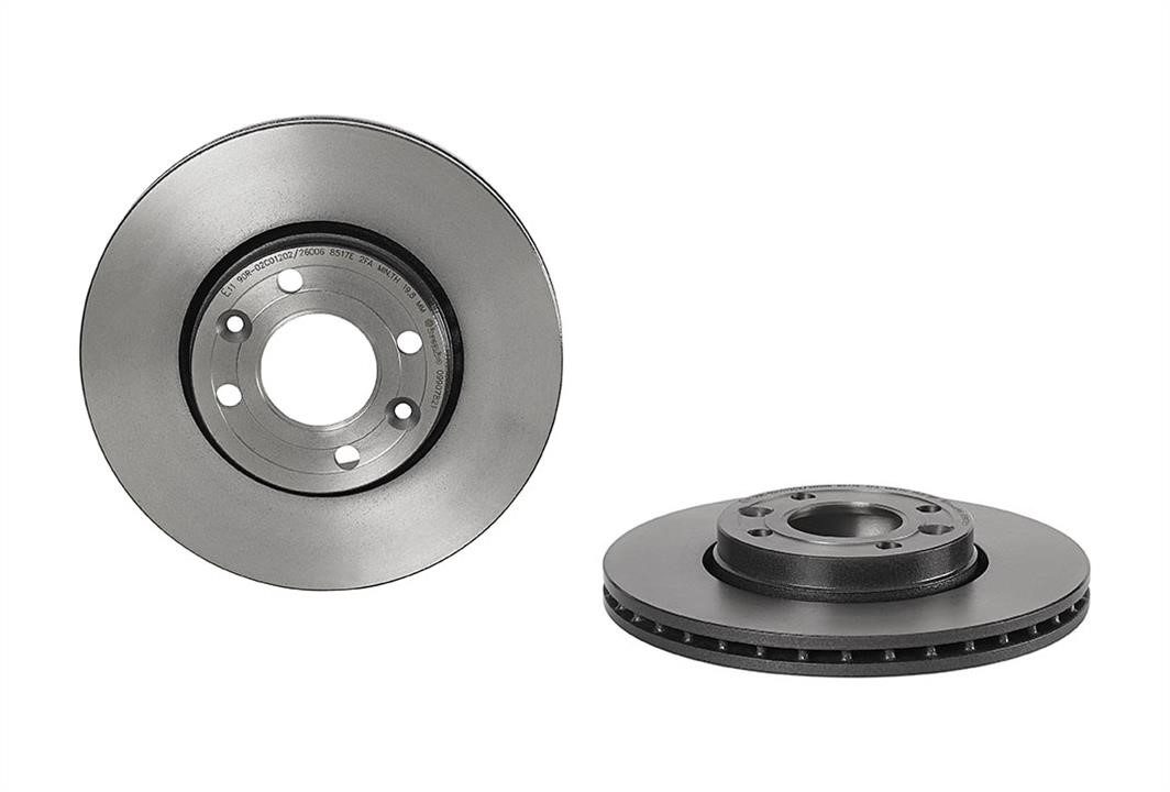 Brembo 09.9078.21 Ventilated disc brake, 1 pcs. 09907821