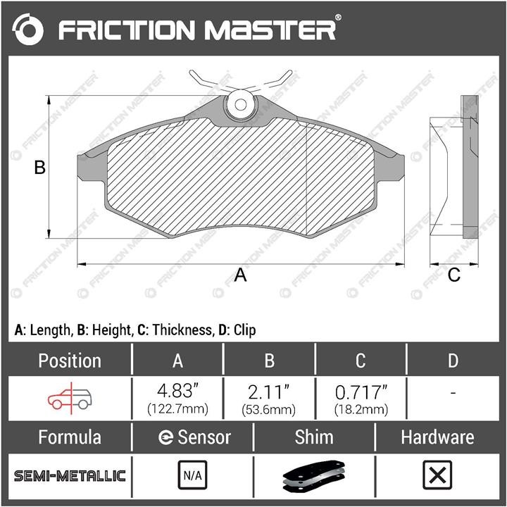 Buy Friction Master MKD1219 at a low price in United Arab Emirates!