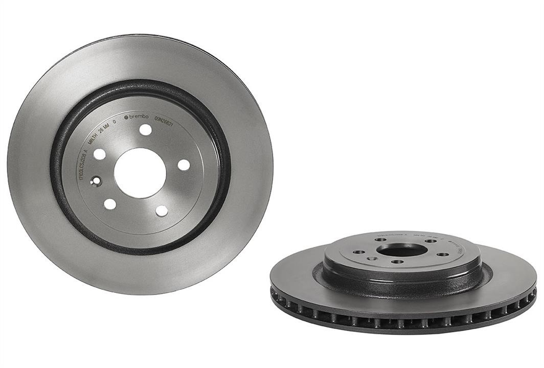 Brembo 09.N266.21 Ventilated disc brake, 1 pcs. 09N26621