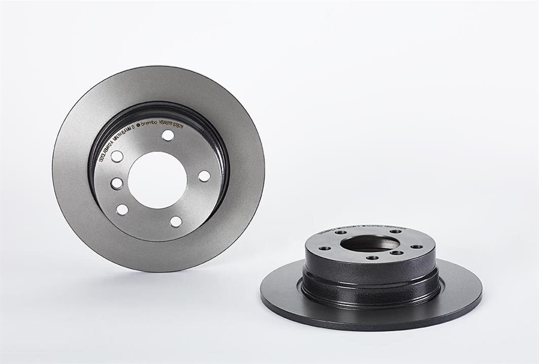 Brembo 08.9787.11 Rear brake disc, non-ventilated 08978711