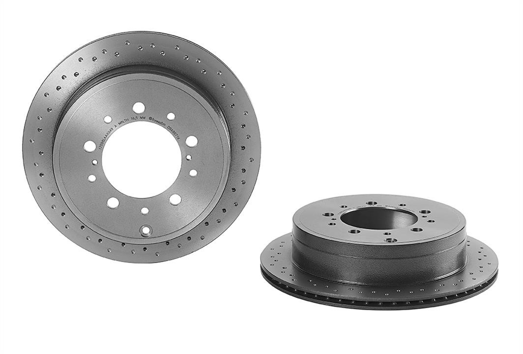 Brembo 09.A967.1X Ventilated brake disc with perforation 09A9671X