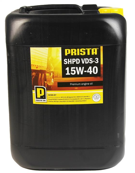 Prista Oil 3800020115213 Engine oil Prista SHPD Vds-3 15W-40, 20 l 3800020115213