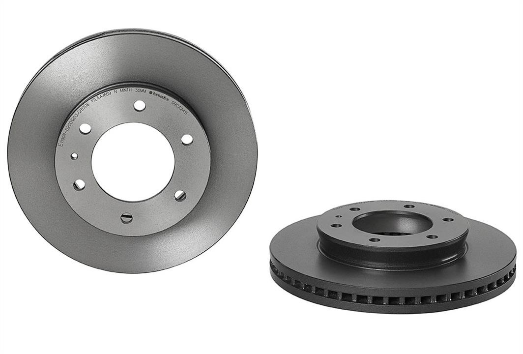 Brembo 09.C424.11 Ventilated disc brake, 1 pcs. 09C42411