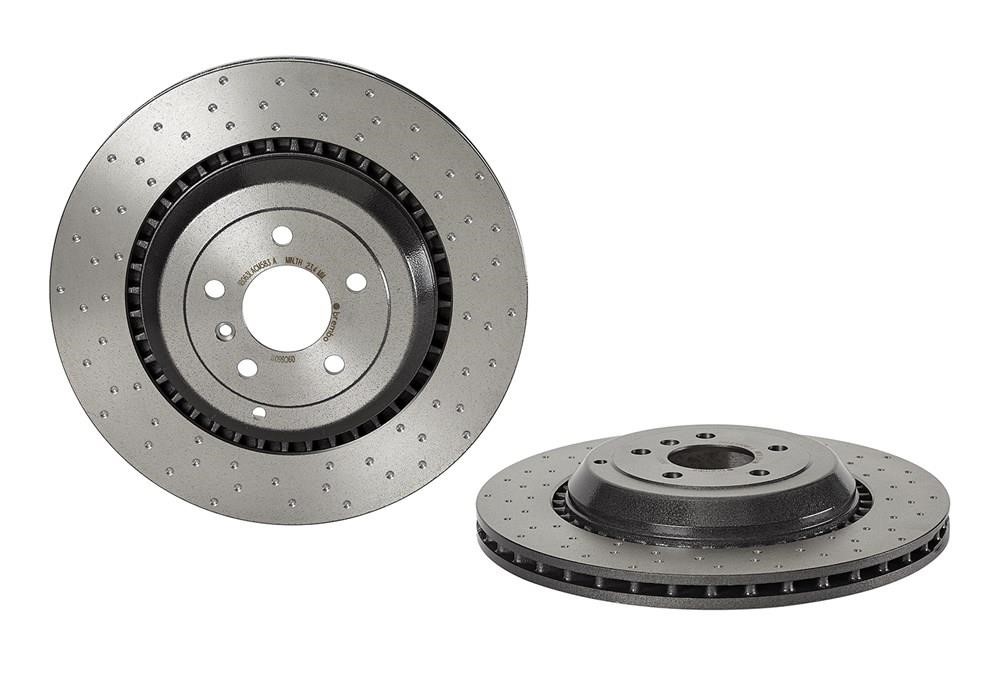 Brembo 09.C660.11 Ventilated brake disc with perforation 09C66011