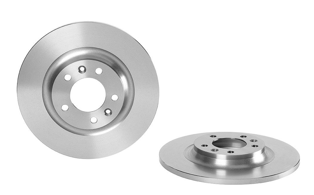 Brembo 08.8682.10 Rear brake disc, non-ventilated 08868210
