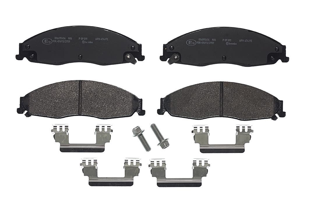 Brembo P 09 011 Brake Pad Set, disc brake P09011