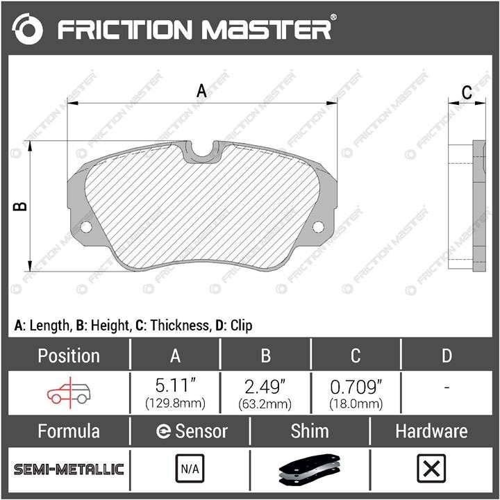 Buy Friction Master MKD720 – good price at EXIST.AE!