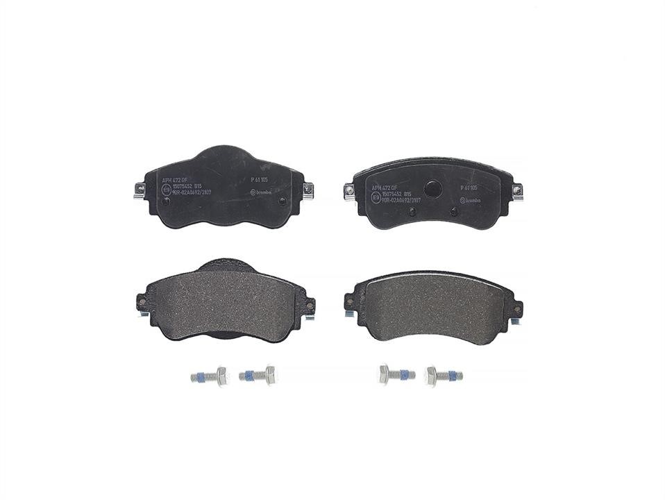 Brake pad kit Citroen DS4: P61105 Brembo Brake pad set