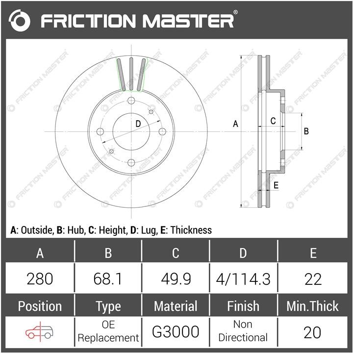 Buy Friction Master R0835 at a low price in United Arab Emirates!