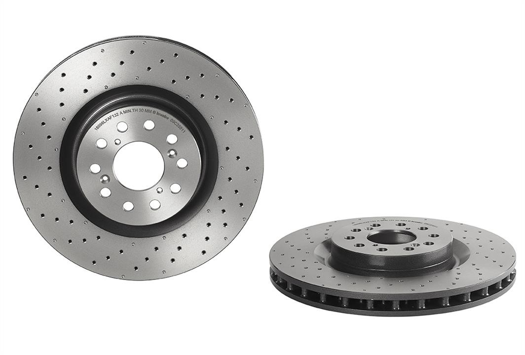 Brembo 09.C338.11 Ventilated brake disc with perforation 09C33811