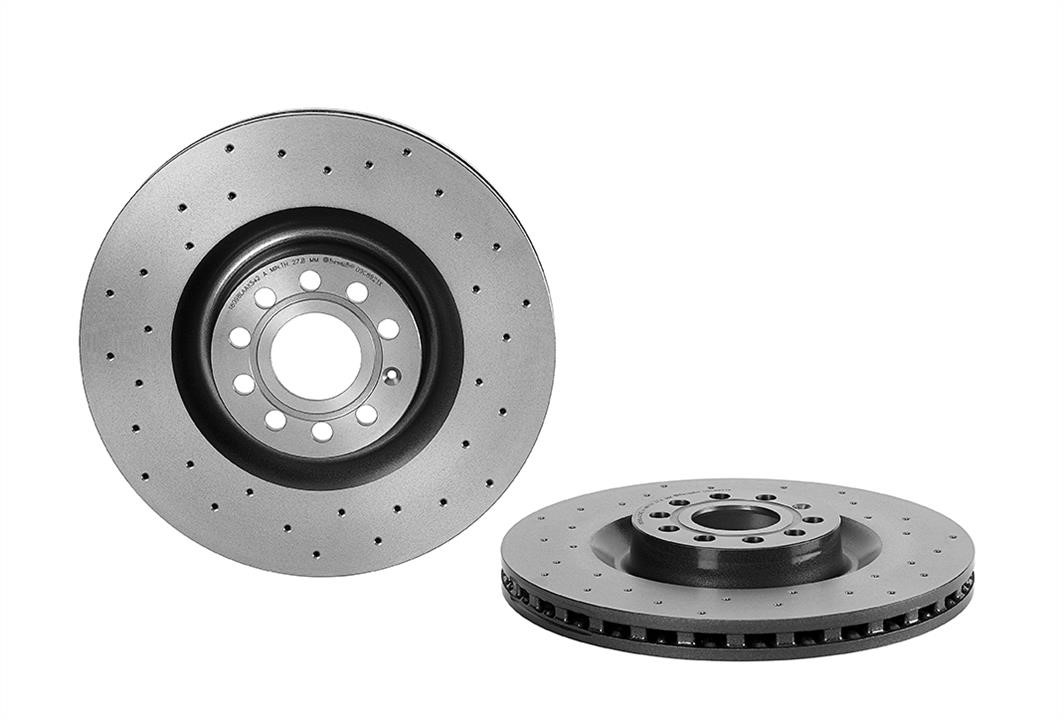 Brembo 09.C892.1X Ventilated brake disc with perforation 09C8921X