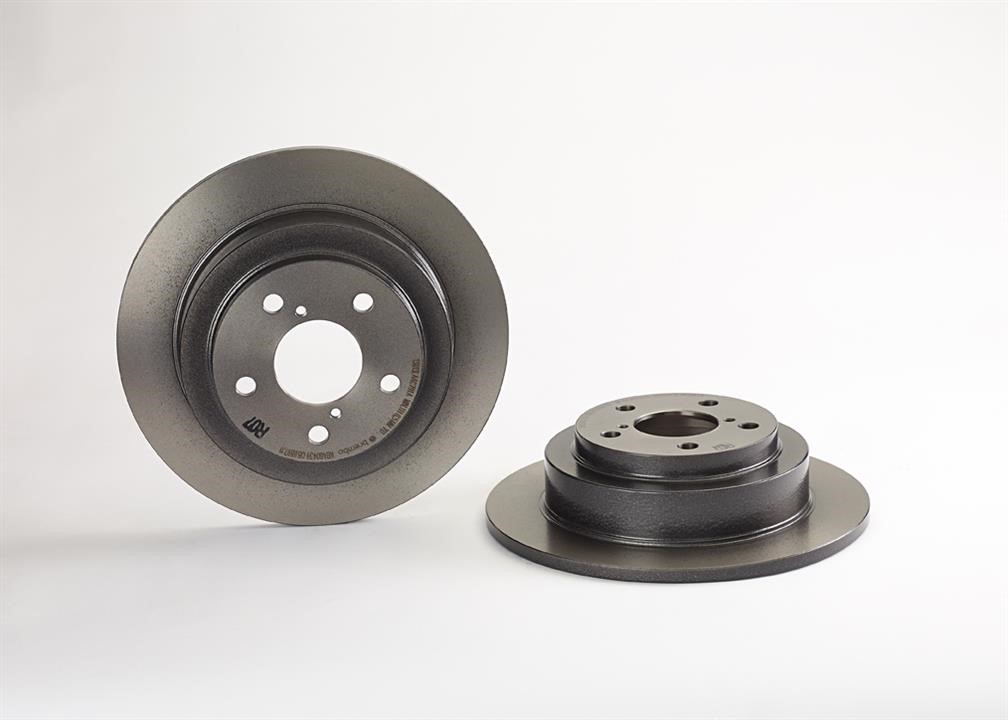 Brembo 08.6897.11 Rear brake disc, non-ventilated 08689711