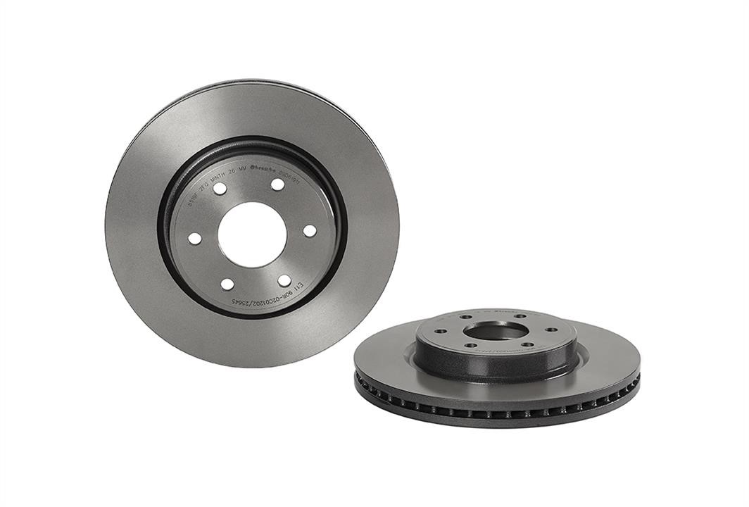Brembo 09.D619.11 Ventilated disc brake, 1 pcs. 09D61911