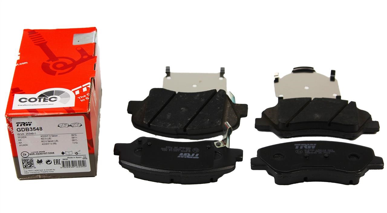TRW TRW COTEC disc brake pads, set – price 112 PLN