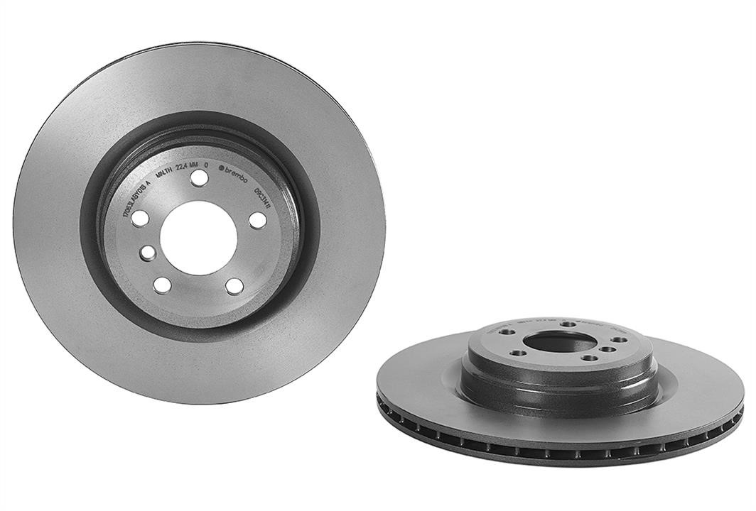 Brembo 09.C314.11 Ventilated disc brake, 1 pcs. 09C31411