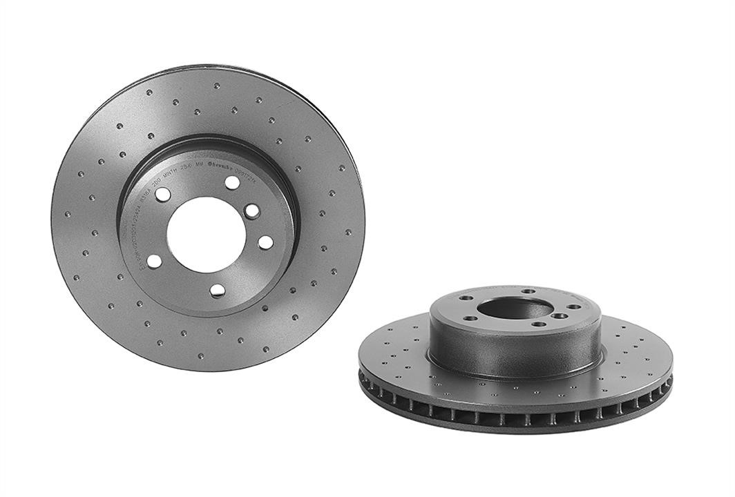 Brembo 09.9172.1X Ventilated brake disc with perforation 0991721X