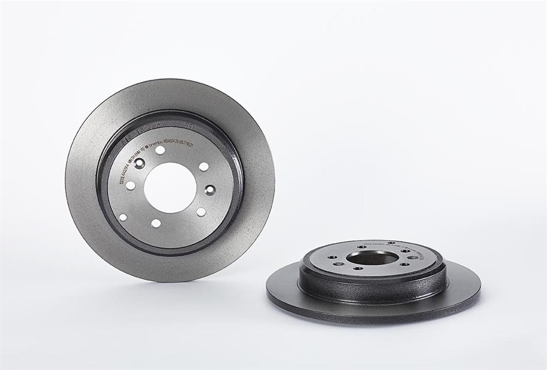 Brembo 08.7716.21 Rear brake disc, non-ventilated 08771621