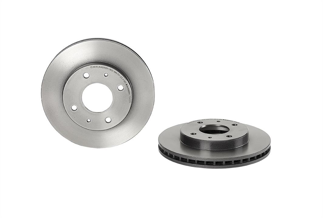 Brembo 09.7043.11 Ventilated disc brake, 1 pcs. 09704311