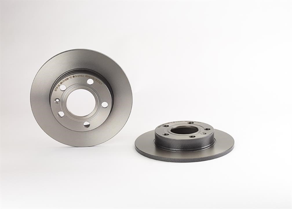 Brembo 08.9136.11 Rear brake disc, non-ventilated 08913611