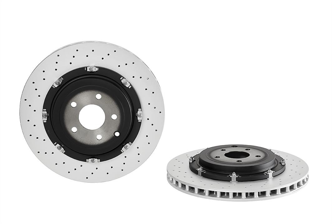 Brembo 09.A190.33 Ventilated brake disc with perforation 09A19033