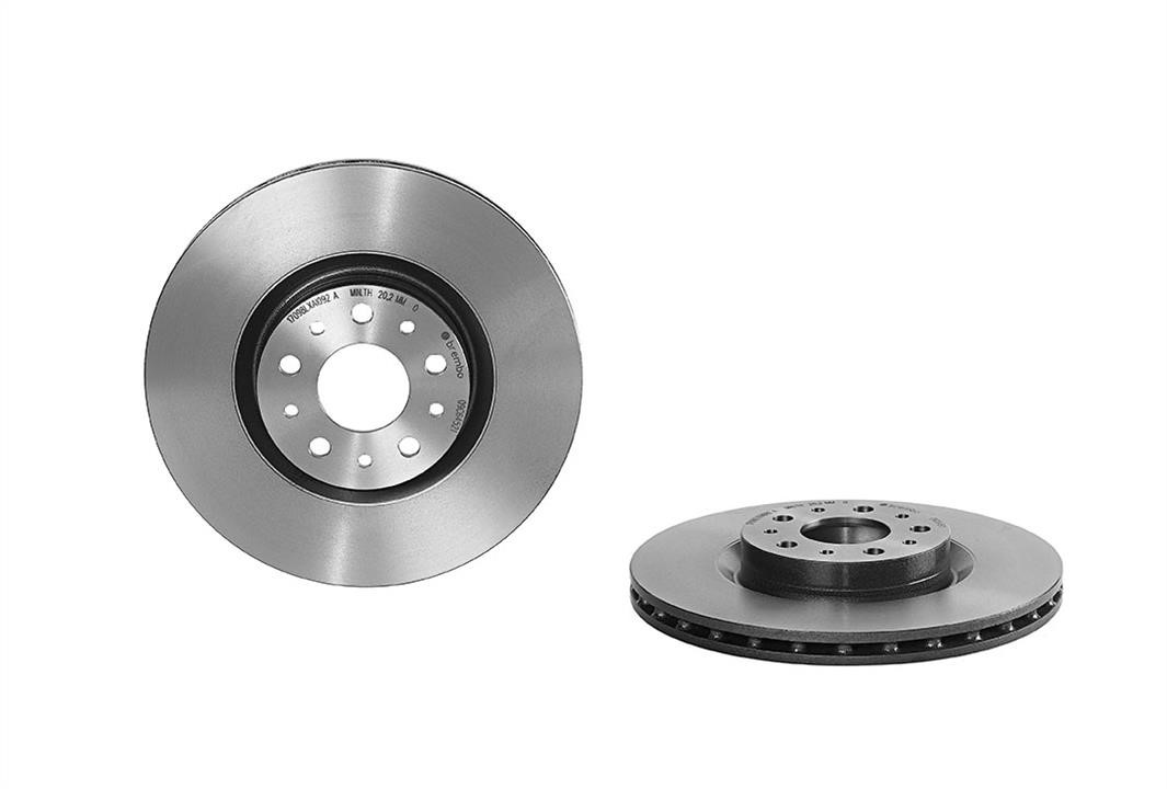 Brembo 09.C645.21 Ventilated disc brake, 1 pcs. 09C64521