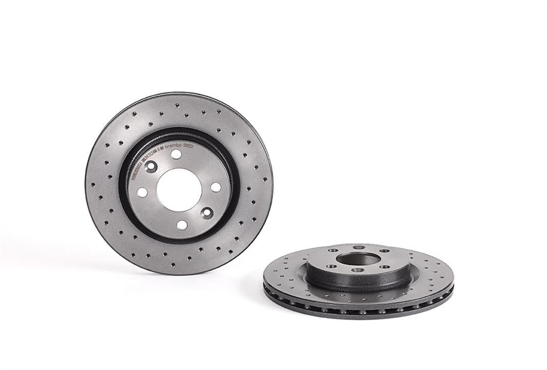 Brembo 09.5802.2X Ventilated brake disc with perforation 0958022X